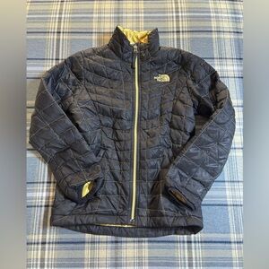 The North Face Thermoball Full Zip Quilted Jacket Girls Youth Size 7/8